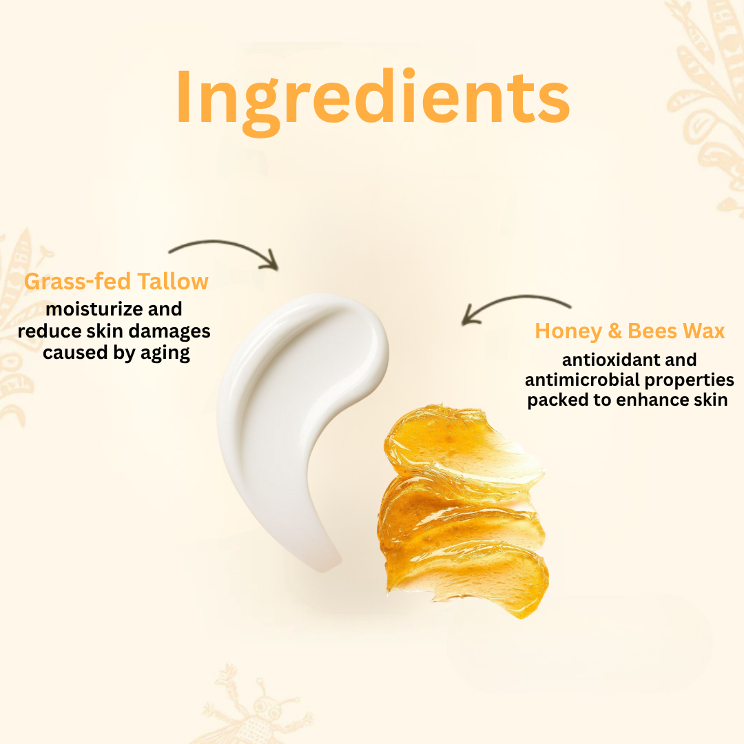 Honey Infused Beef Tallow Moisturizer